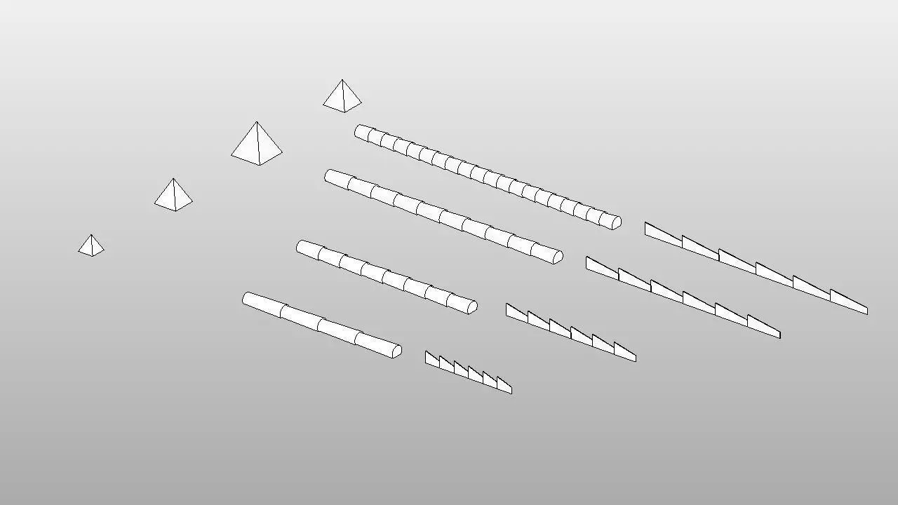 Roof - Full Parametric Revit Families Free 3D model
