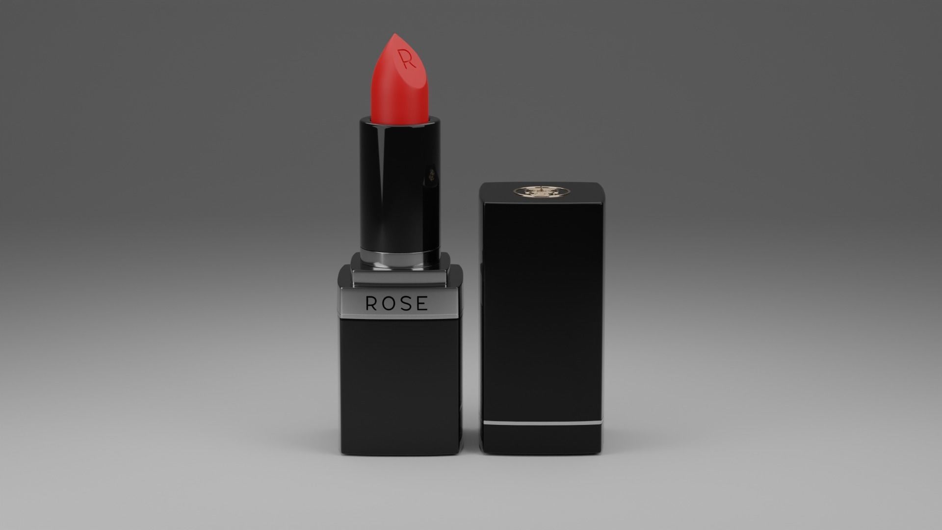 High detailed Lipstick with textures 3D model_6