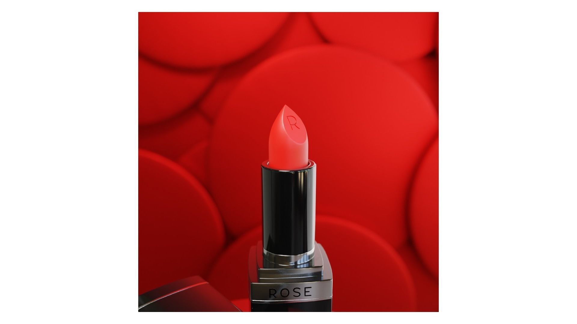 High detailed Lipstick with textures 3D model_4