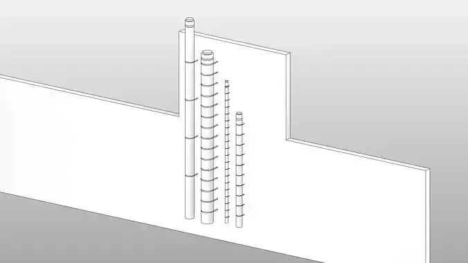 Chimney 2 - Full Parametric Revit Family