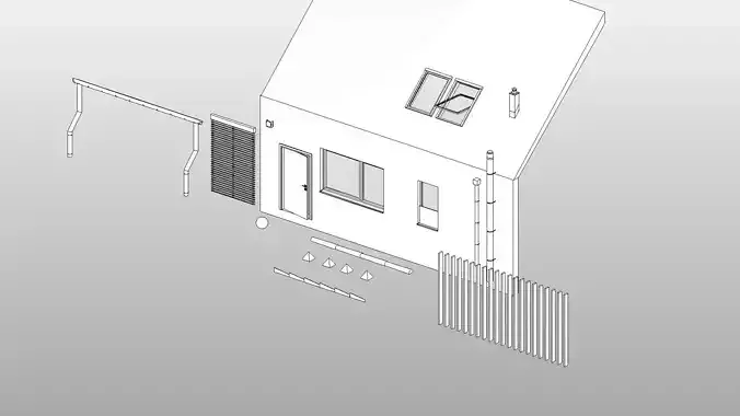 House Parts - Full Parametric Revit Families
