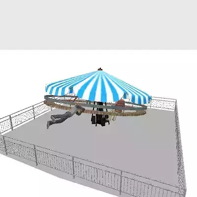 ombak banyu pasar malam 3D model