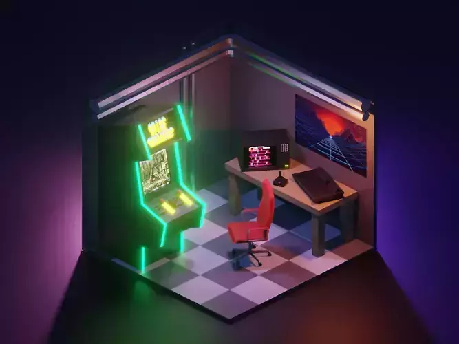 Arcade scene