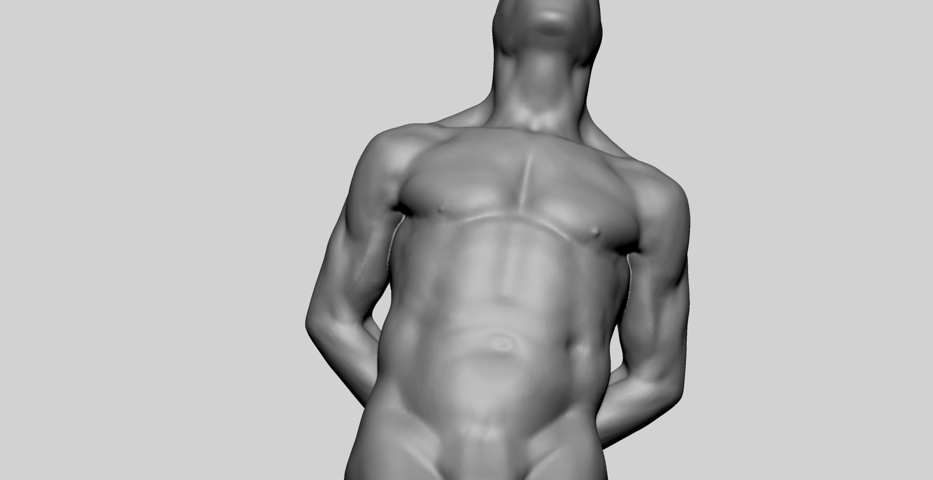 Male Torso Printable v3 3D print model_8