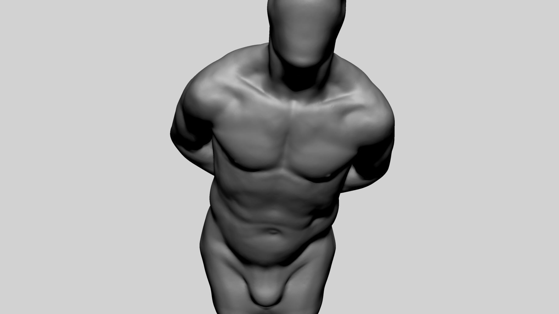 Male Torso Printable v3 3D print model_5