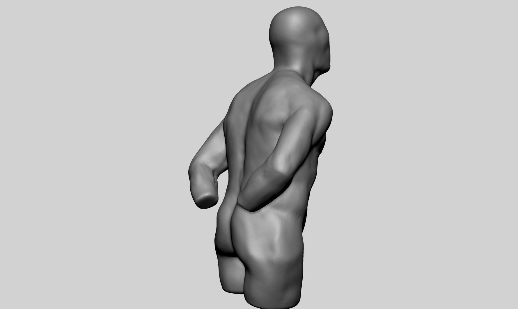 Male Torso Printable v3 3D print model_2