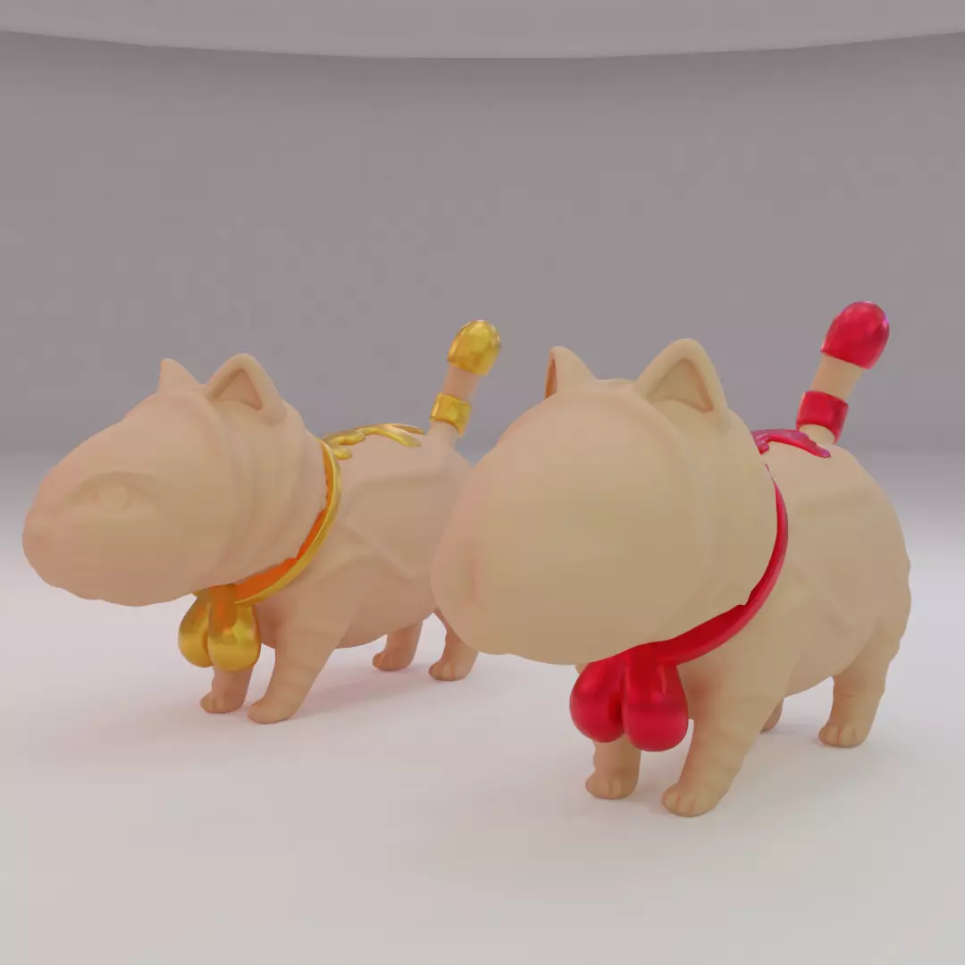 Cat Dog Pet 3D print model