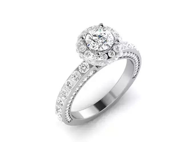 Solitaire ring model