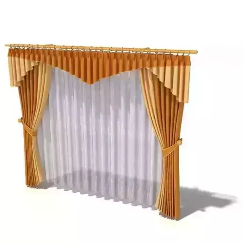 Curtains Gold Drapery