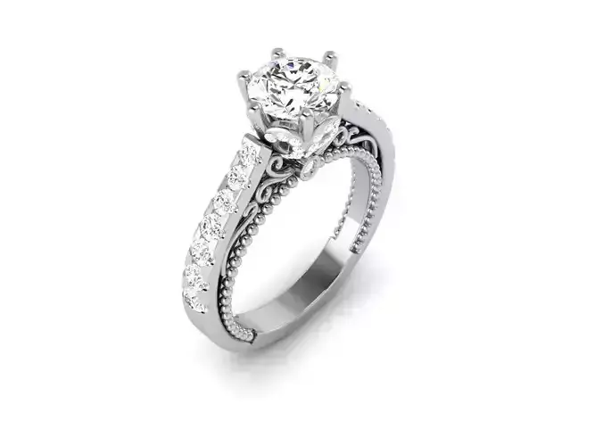 Solitaire ring model