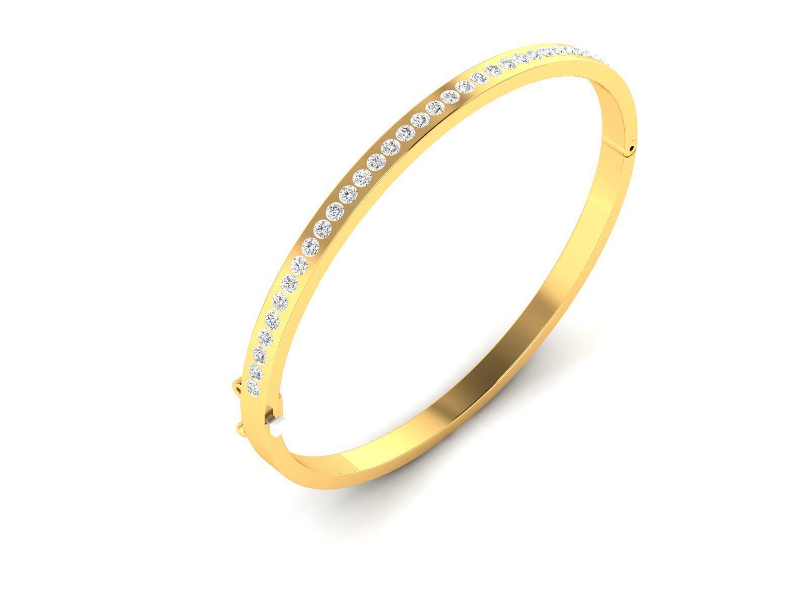 Women Bracelet 3D print model_4
