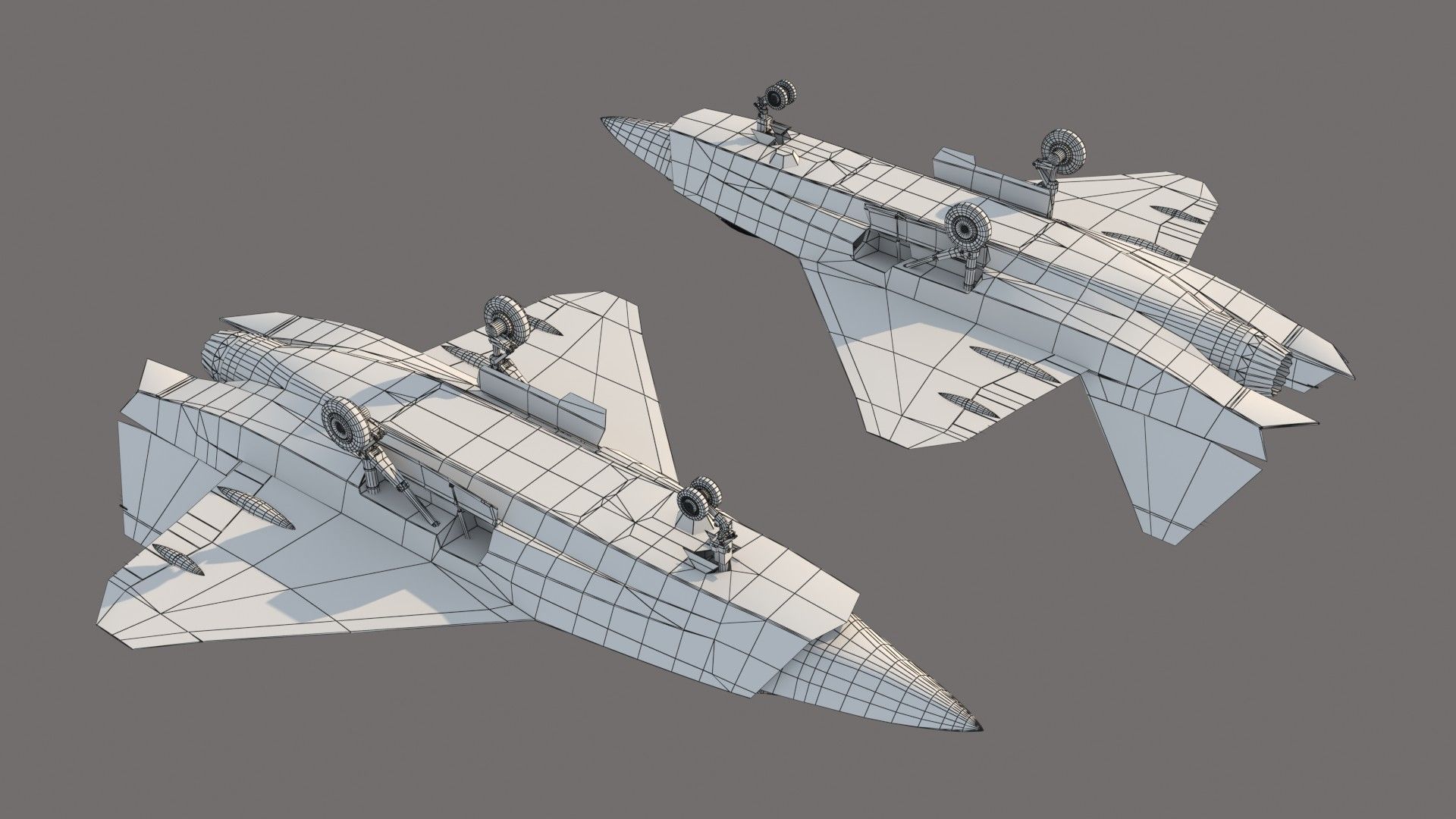 Sukhoi checkmate T-75 LTS Low-poly 3D model_17