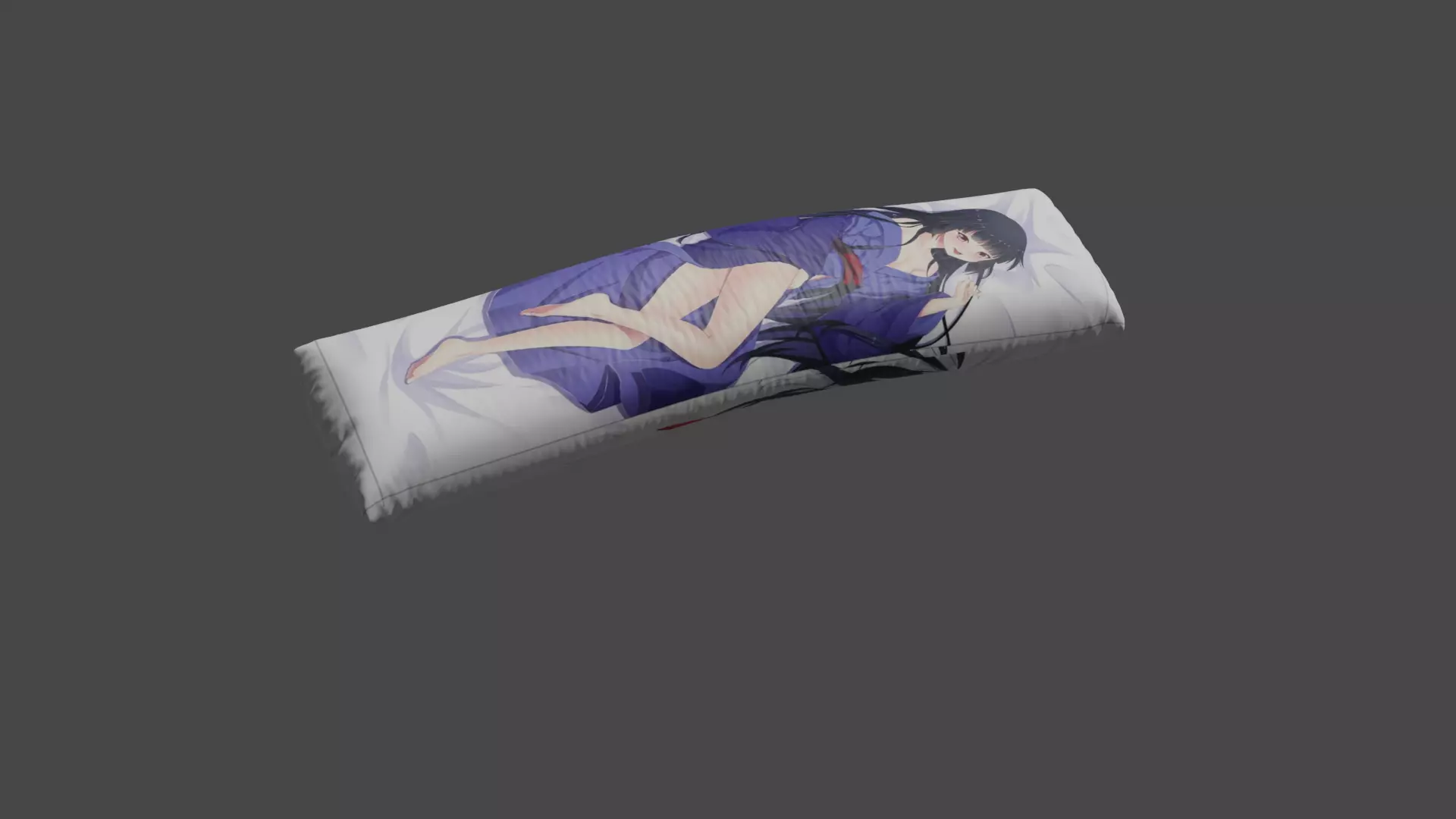 WAIFU PILLOW Low-poly 3D model_0