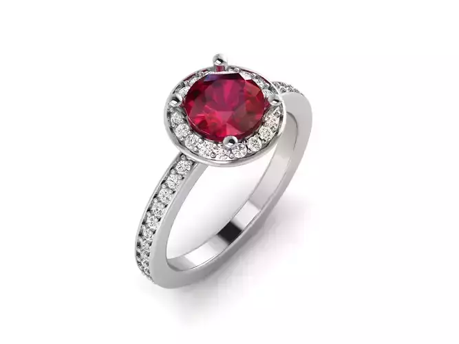 Solitaire ring model