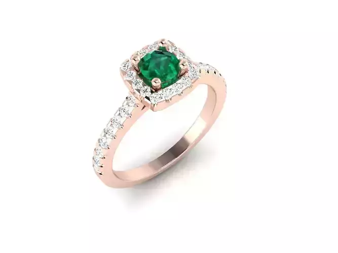 Solitaire ring model