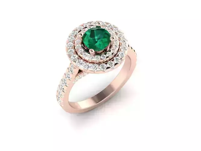 Solitaire ring model