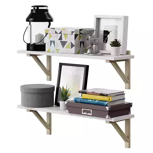 Ikea Decorative Set 3D model