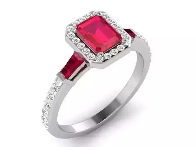 Solitaire ring model