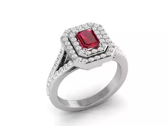 Solitaire ring model