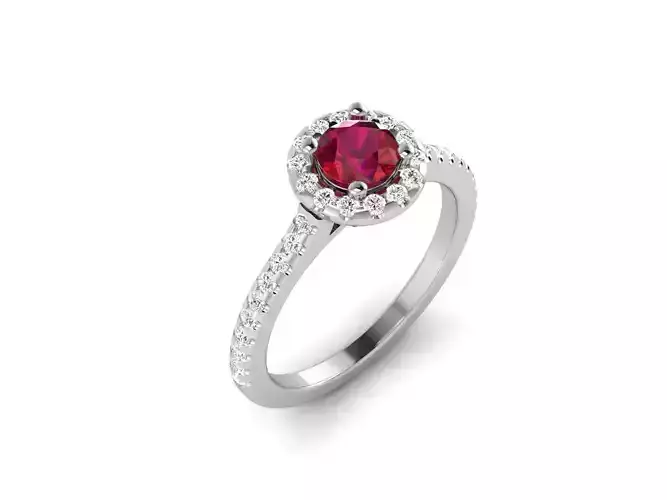 Solitaire ring model