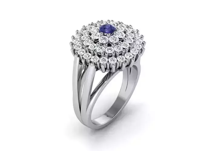 Solitaire ring model