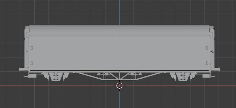 H0 1-87 scale Hbillns 302 freight car 3D print model_1