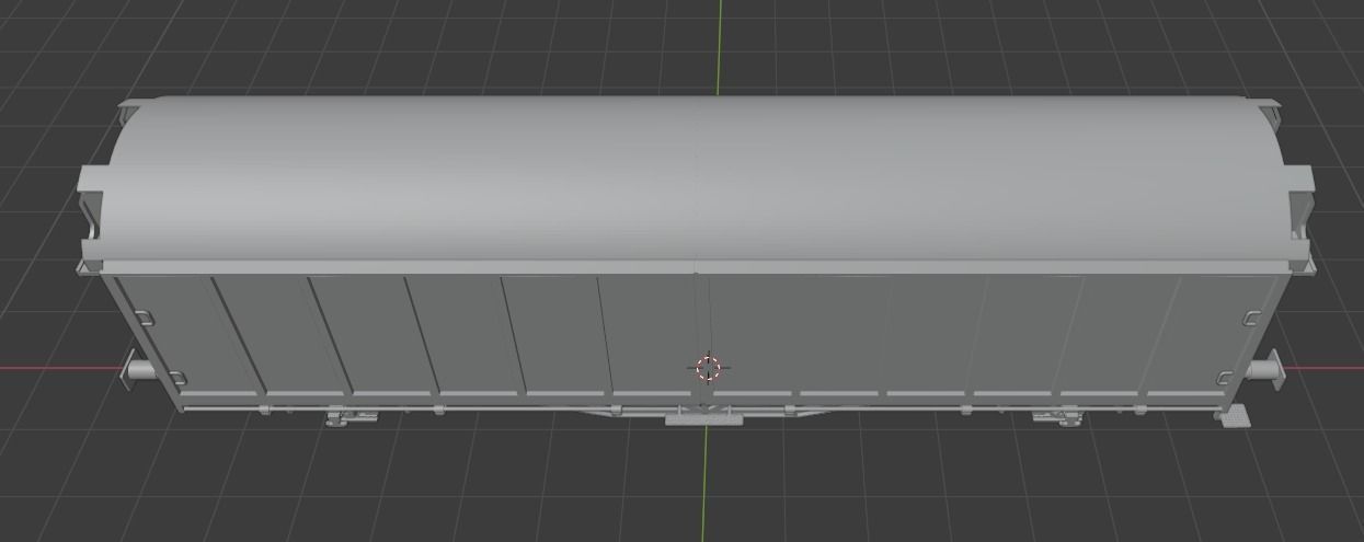 H0 1-87 scale Hbillns 302 freight car 3D print model_16