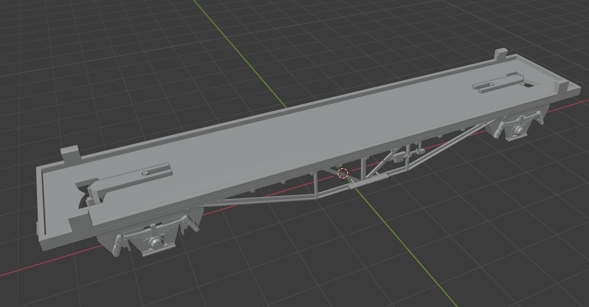 H0 1-87 scale Hbillns 302 freight car 3D print model_14