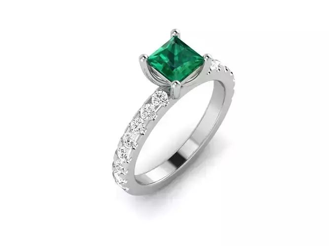 Solitaire ring model