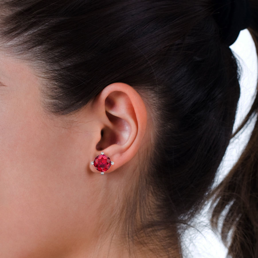 Women earrings 3D print model_10