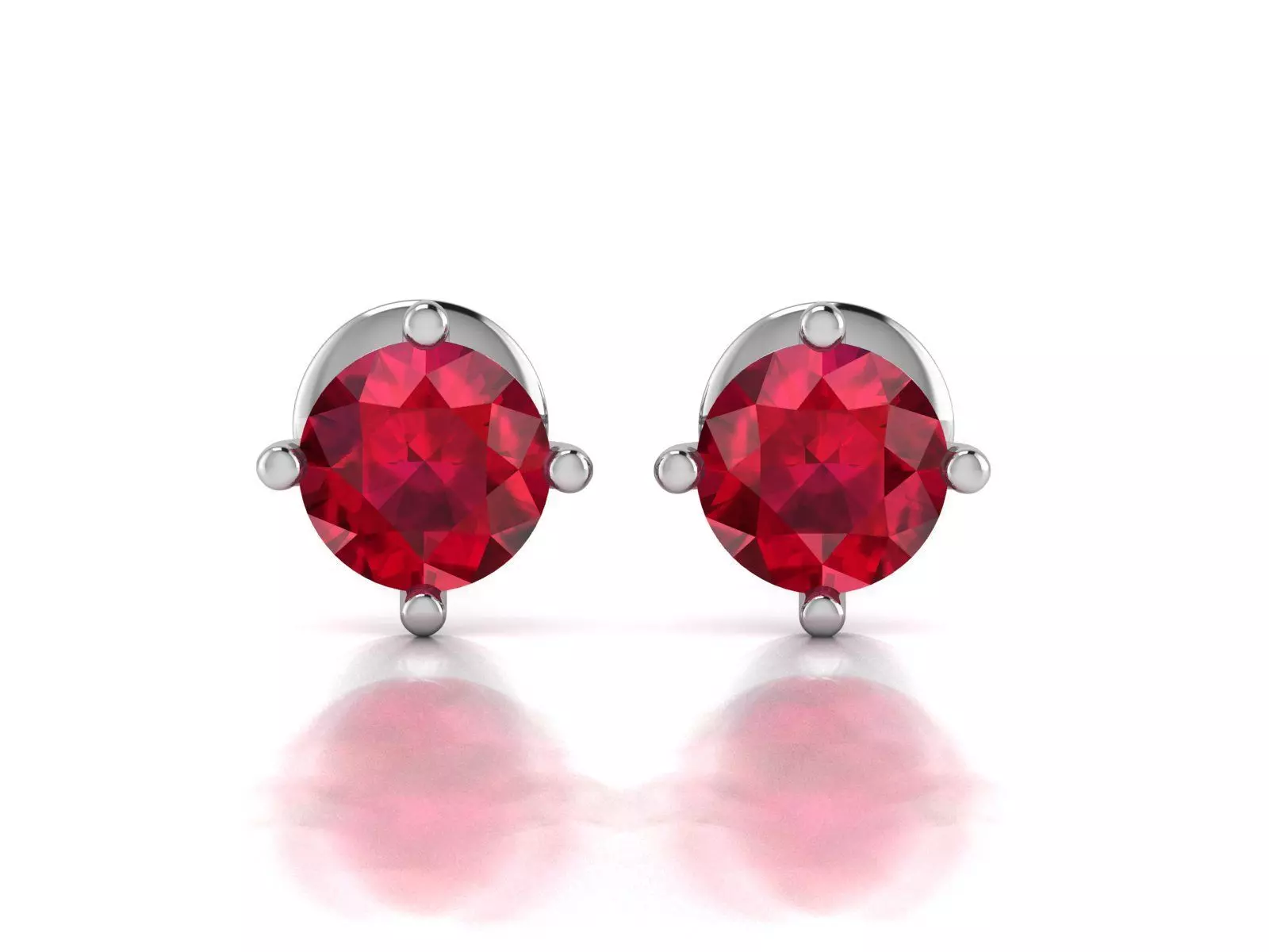 Women earrings 3D print model_0