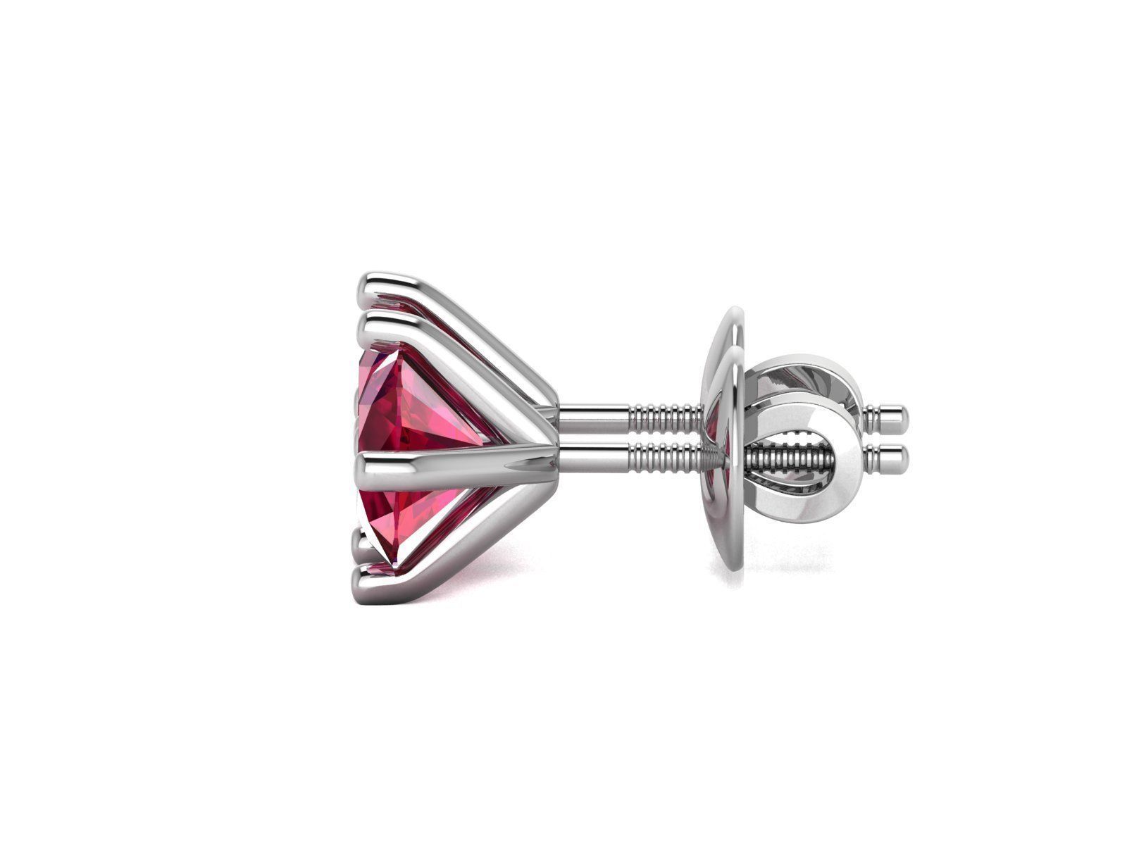 Women earrings 3D print model_7