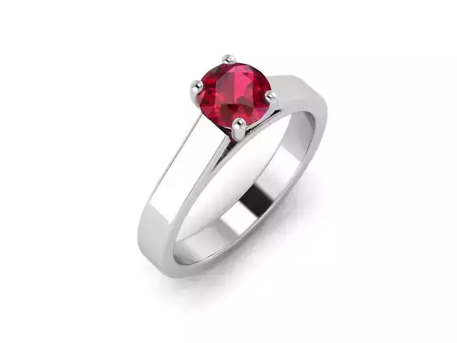 Solitaire ring model