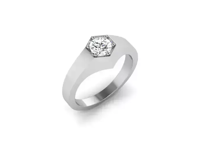 Solitaire ring model