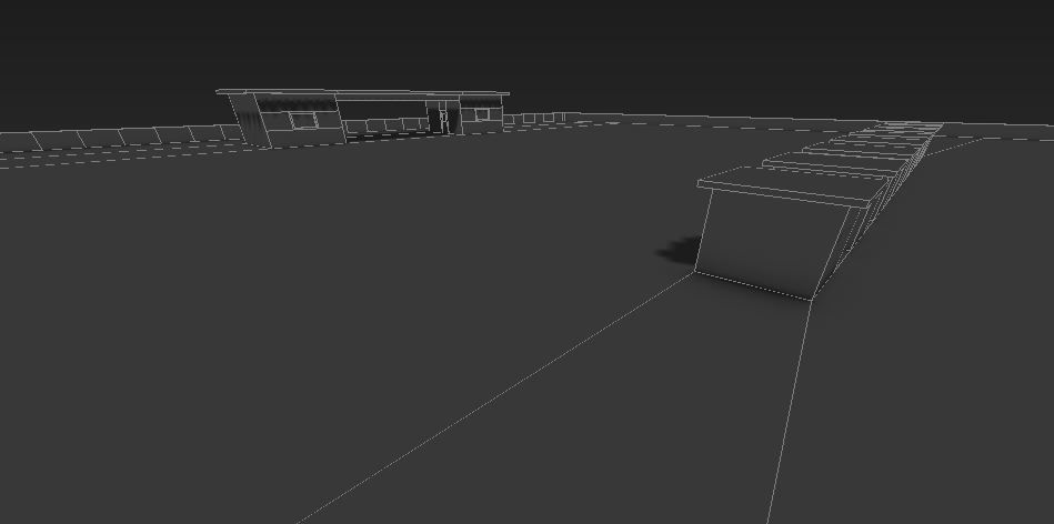 High-rise building skyscraper  letter I 3D model 3D model_7