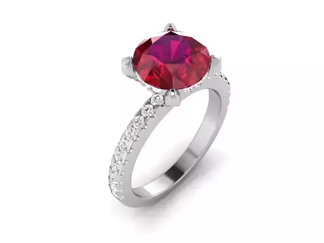 Solitaire ring model