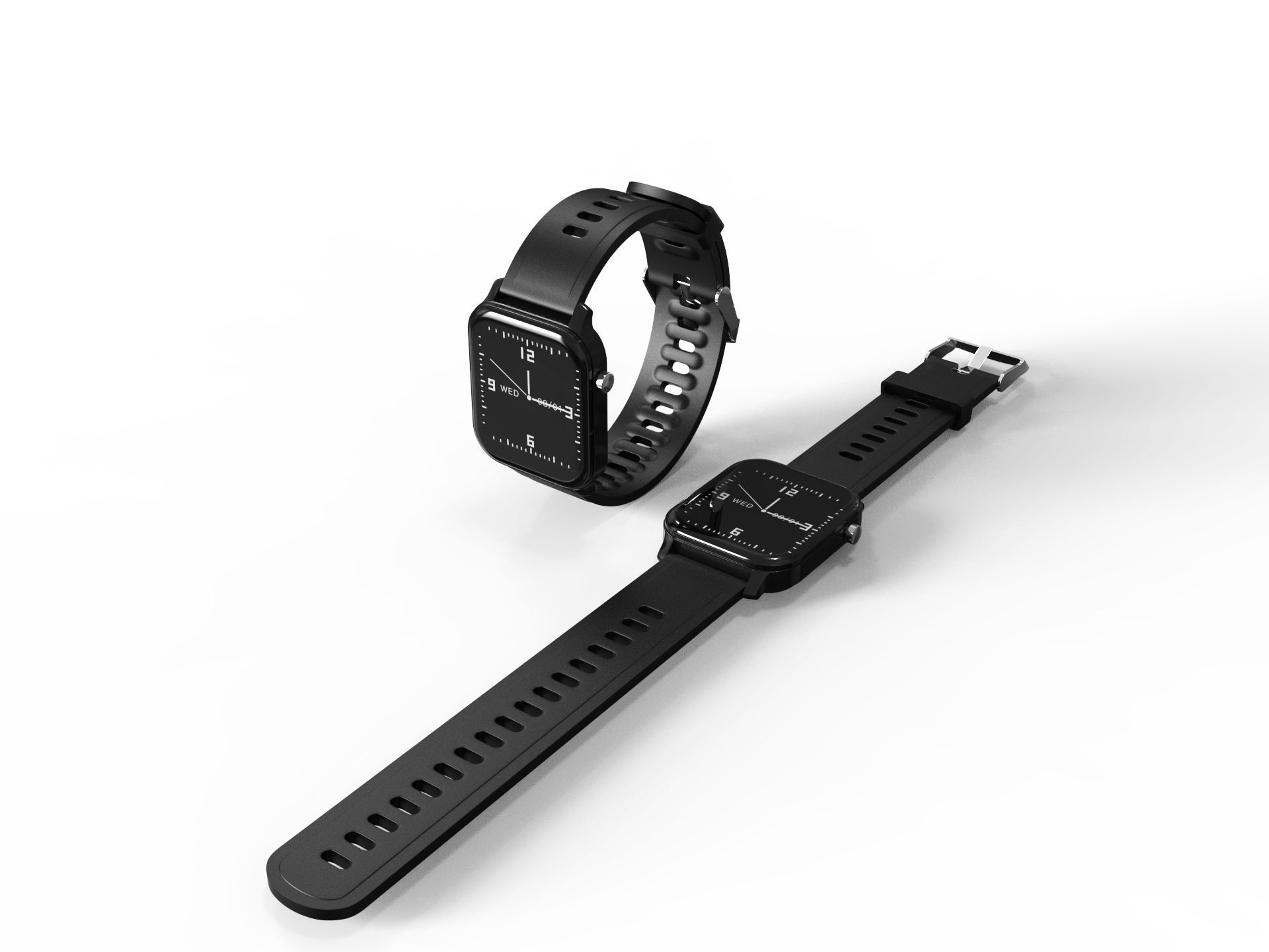 Smart Watch 3D model_1