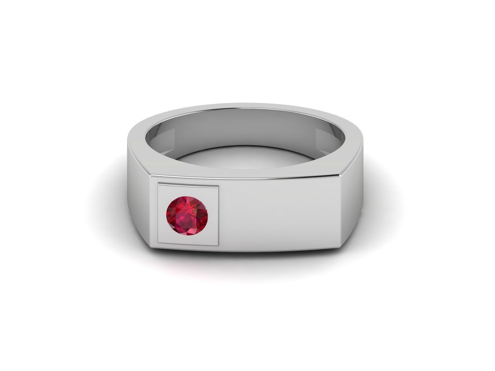 Unisex Ring 3D print model_4