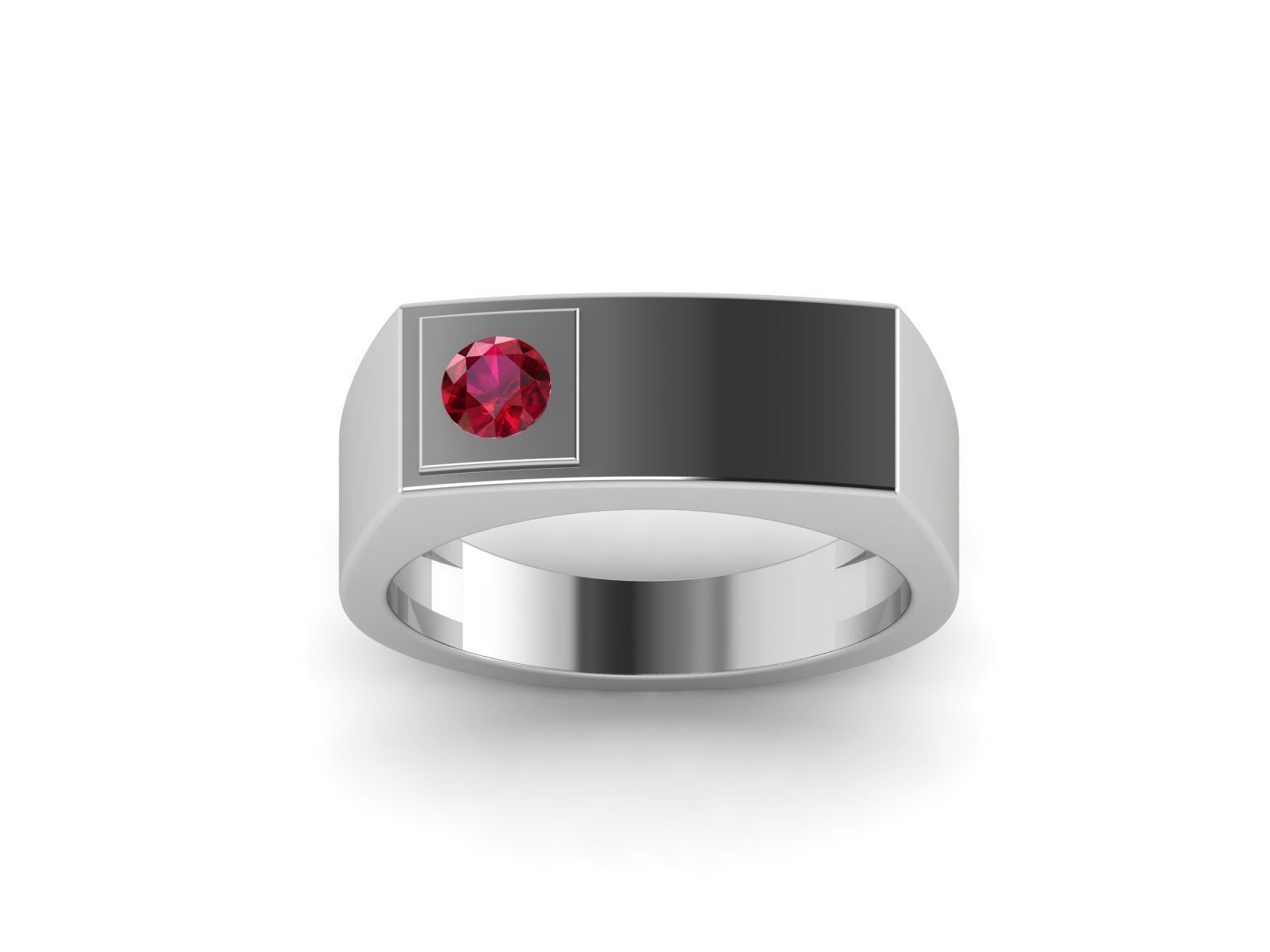 Unisex Ring 3D print model_6