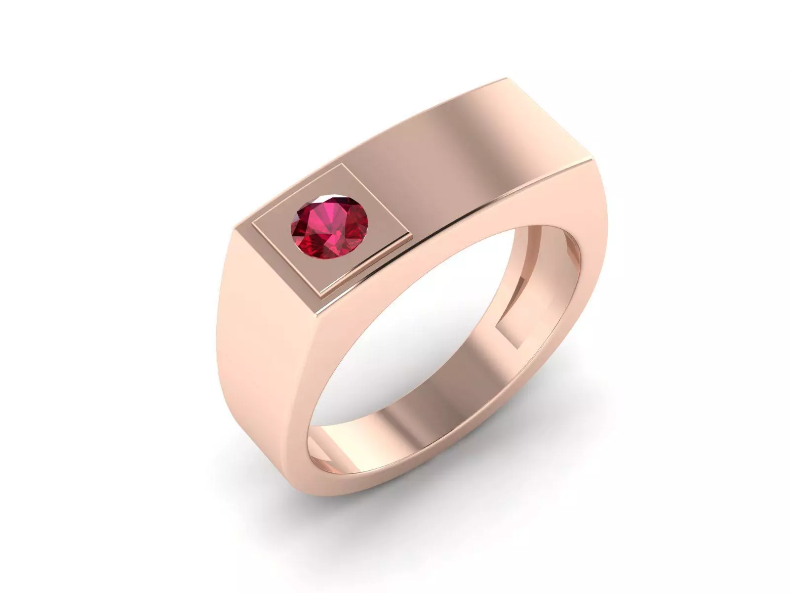 Unisex Ring 3D print model_0