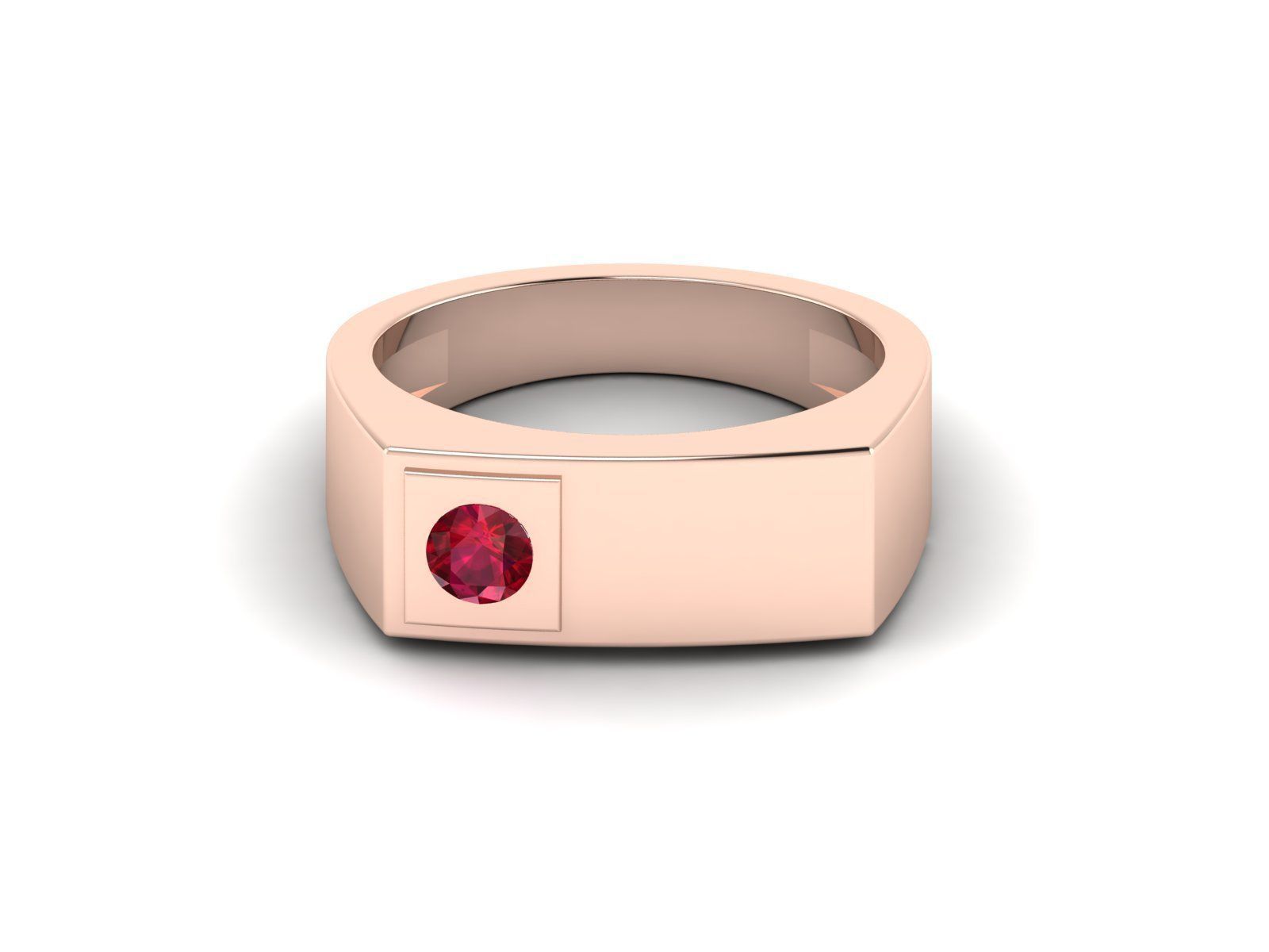 Unisex Ring 3D print model_2