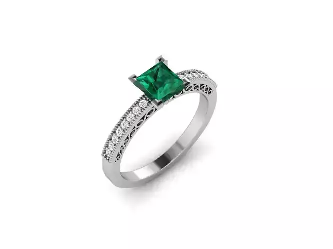 Solitaire ring model