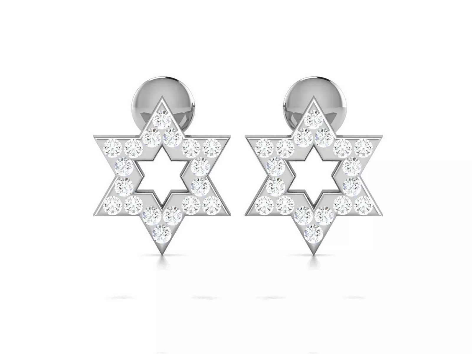 Women earrings 3D print model