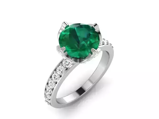 Solitaire ring model