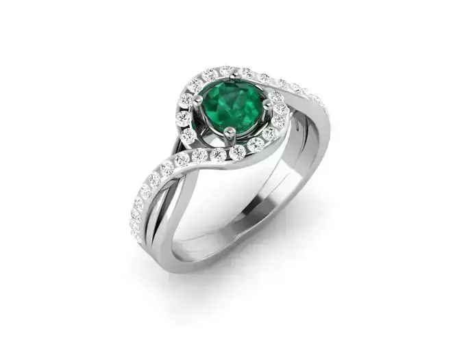 Solitaire ring model
