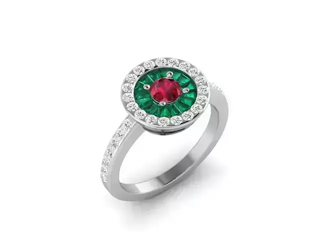 Solitaire ring model