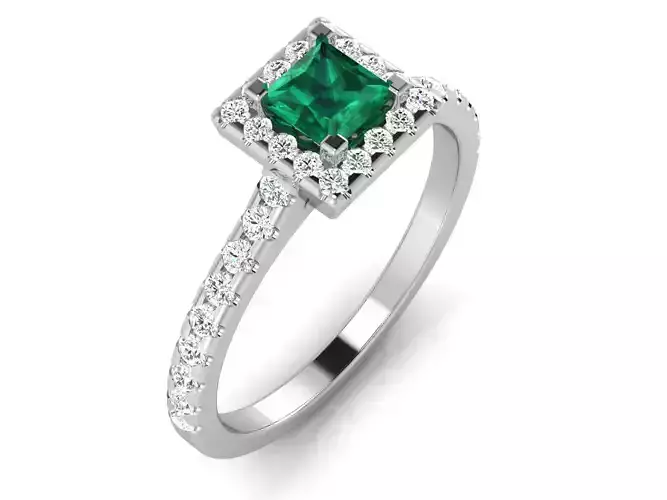 Solitaire ring model