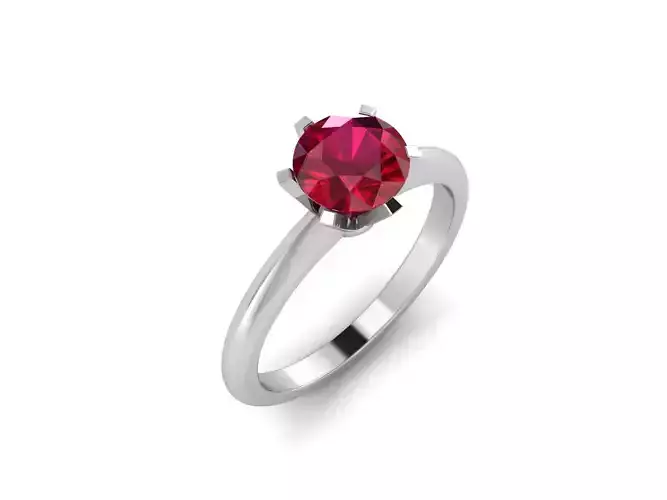 Solitaire ring model
