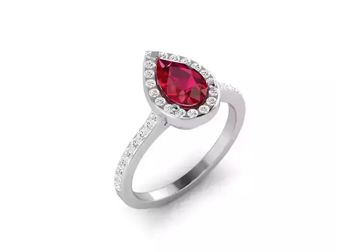 Solitaire ring model