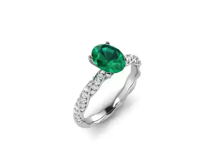 Solitaire ring model